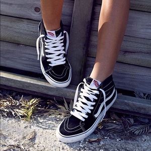 Black high top vans